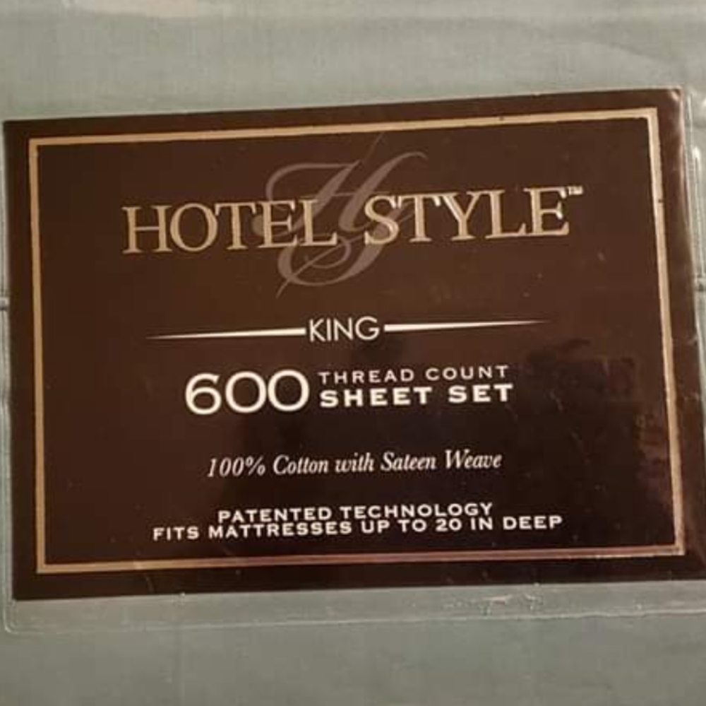Hotel Style king size sheets